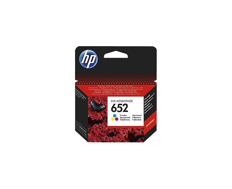 HP F6V24AE Renkli Mürekkep Kartuş (652) resmi