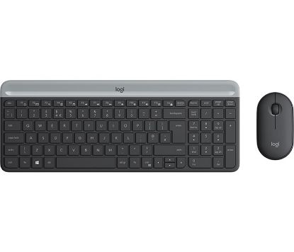 Logitech MK470 İnce Kablsz Klavye Mouse 920-009435 resmi