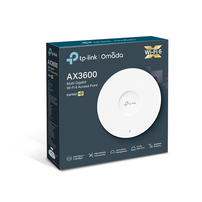 Tp-Link EAP660 HD AX3600 Tavan Tipi Accss Point* resmi