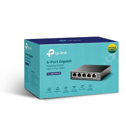 Tp-Link TL-SG1005LP 5 PORT(4POE)10/100Mbps Switch* resmi