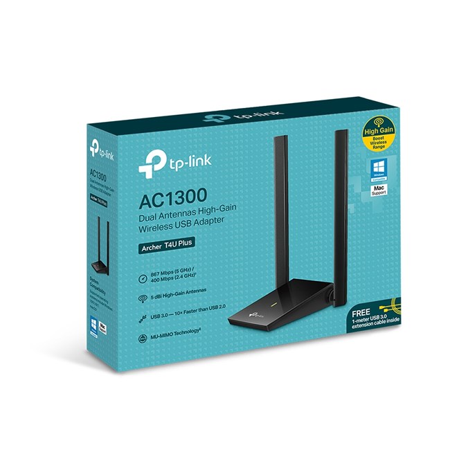 Tp-Link Archer T4U Plus 1300Mbps Dualband USB resmi