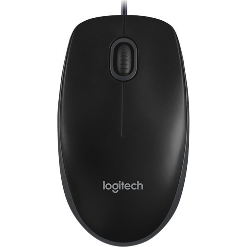 Logitech B100 Kablolu Optik Mouse Siyah 910-003357 resmi