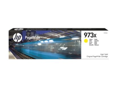 HP F6T83AE (973X) SARI YUKSEK KAPASITELI PAGEWIDE MUREKKEP KARTUSU 7000 SAYFA resmi