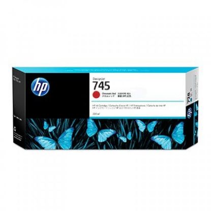 HP F9K06A (745) KROMATIK KIRMIZI 300 ML GENIS FORMAT MUREKKEP KARTUSU resmi