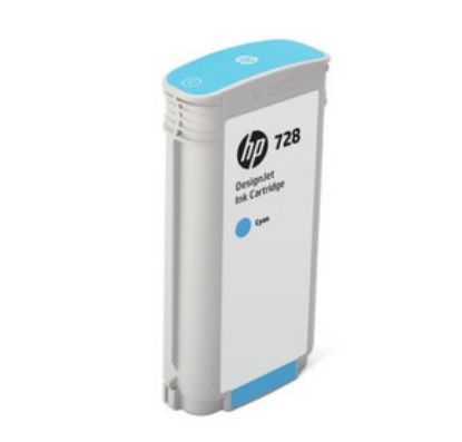 HP F9J67A (728) CYAN 130 ML GENIS FORMAT MUREKKEP KARTUSU resmi