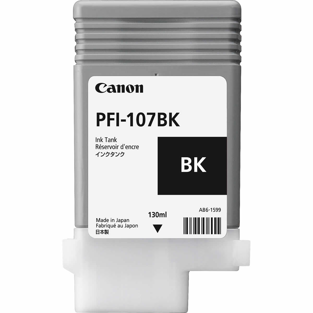 CANON 6705B001 PFI-107BK SIYAH KARTUS (130 ML)IPF 670/IPF 680/IPF 685/IPF770/IPF 780/IPF 785 resmi