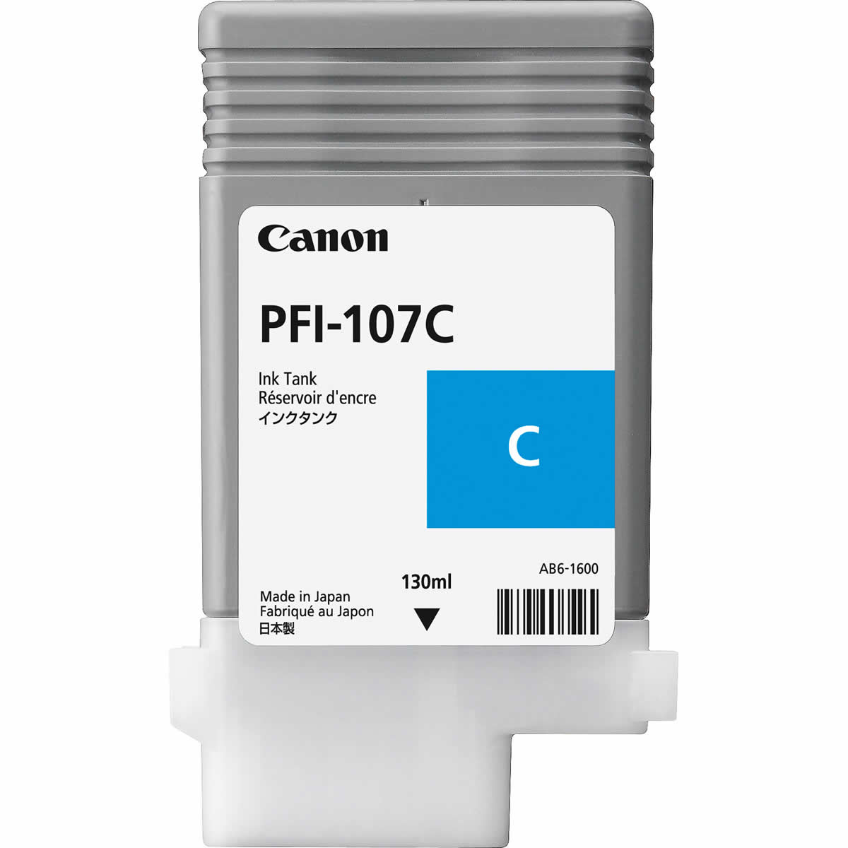 CANON 6706B001 PFI-107C CYAN KARTUS (130 ML)IPF 670/IPF 680/IPF 685/IPF770/IPF 780/IPF 785 resmi