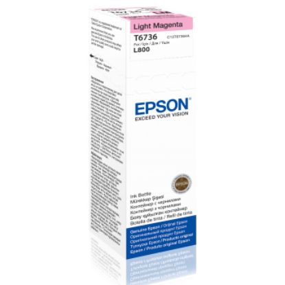 EPSON C13T67364A AÇIK KIRMIZI MÜREKKEP KARTUŞ 70ML L800, L1800 resmi