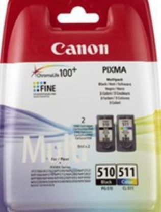 CANON 2970B010 PG-510BK/CL-511 KARTUS 2LI PAKET resmi