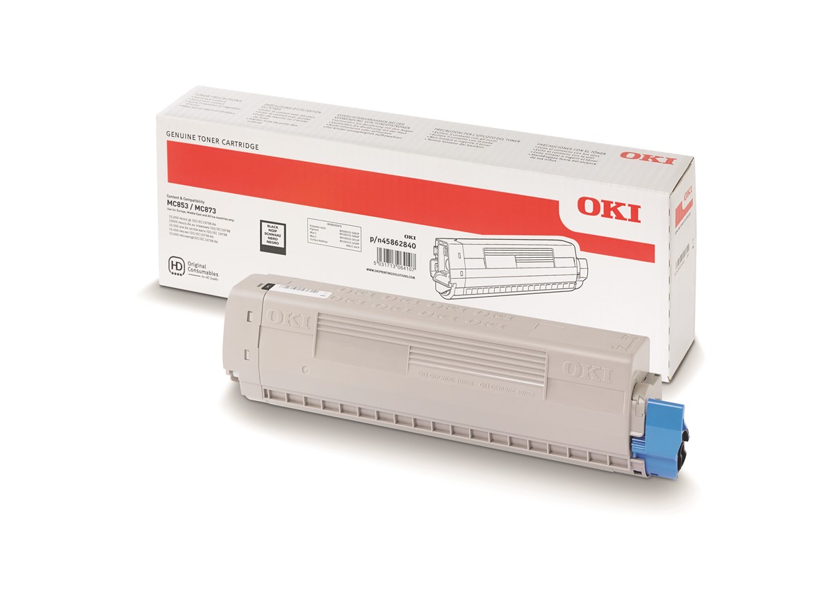 OKI 45862840 SİYAH TONER / MC853 MC873 MC883 / 7000 SAYFA resmi