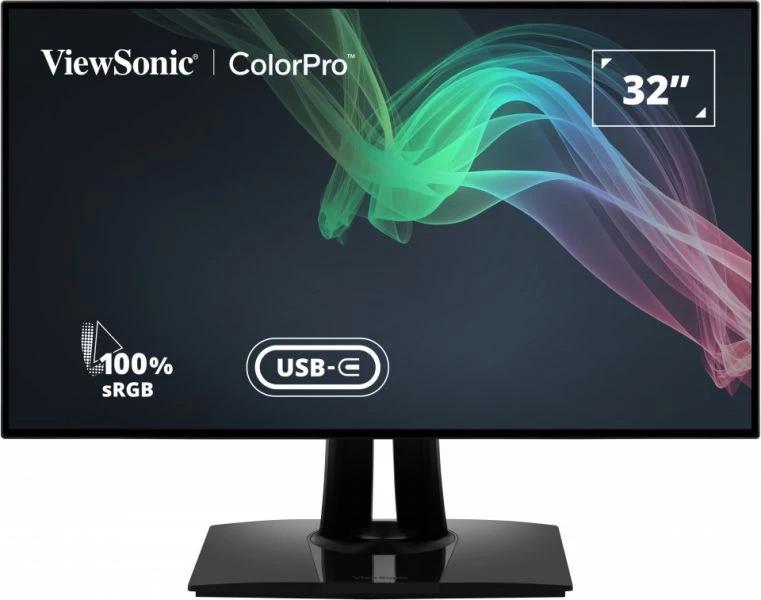 VIEWSONIC 32 VP3268a-4K LED IPS 4K 100% SRGB USB TIP-C RJ45 PANTONE ONAYLI FOTOĞRAF / PRODÜKSİYON / TASARIM PROFESYONEL MONİTÖR resmi
