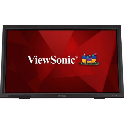 24 VIEWSONIC TD2423 FULL HD VGA+DVI+HDMI+USB TYPE A 10 PARMAK DOKUNMATIK MONITOR resmi