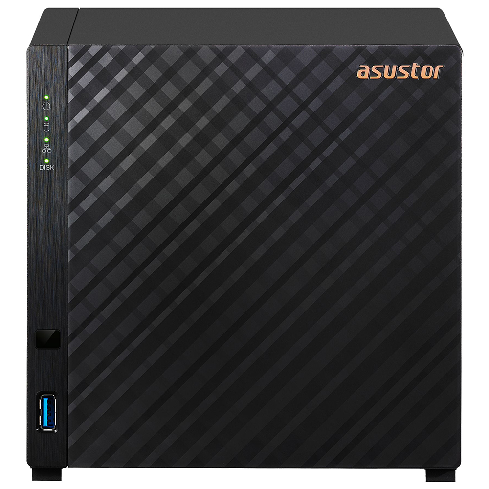 ASUSTOR AS1104T REALTEK RTD1296 4 DİSK YUVASI NAS(4X18TB DESTEĞİ) 1GB DDR4 2.5 GBE X 1 USB 3.2 X 2 resmi