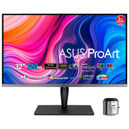 ASUS PROART PA32UCG-K 32 4K  MINI LED IPS FREESYNC HDR 3840x2160 5MS 120HZ Thunderbolt 3 DP HDMI USB  MM VESA 3YIL HLG,DOBLY VISION, DONANIM KALIBRASYONU, UHD PREMIUM resmi