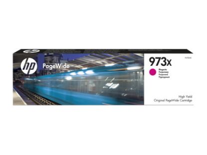 HP F6T82AE (973X) MACENTA YUKSEK KAPASITELI PAGEWIDE MUREKKEP KARTUSU 7000 SAYFA resmi