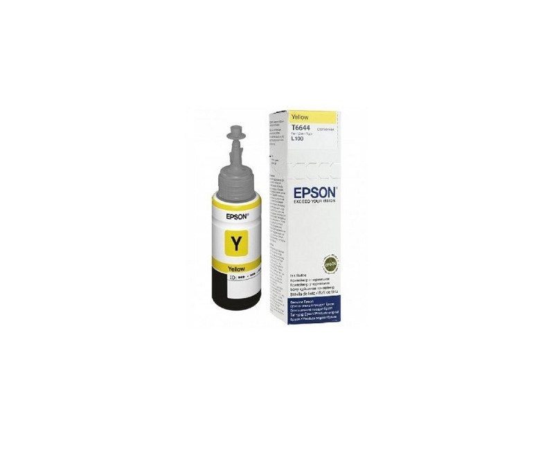 EPSON C13T66444A SARI MÜREKKEP KARTUŞ 70ML L550, L200, L220, L355, L365 resmi