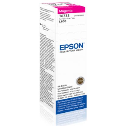 EPSON C13T67334A KIRMIZI MÜREKKEP KARTUŞ 70ML L800, L1800 resmi