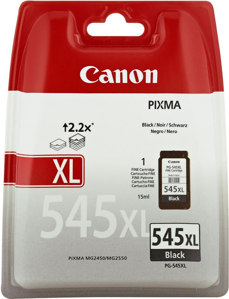 CANON 8286B001 PG-545XL SIYAH MUREKKEP KARTUS resmi