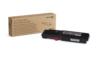 XEROX 106R02234 PHASER 6600/WC 6605 YUKSEK KAP. MAGENTA TONER KARTUSU 6000 SAYFA resmi