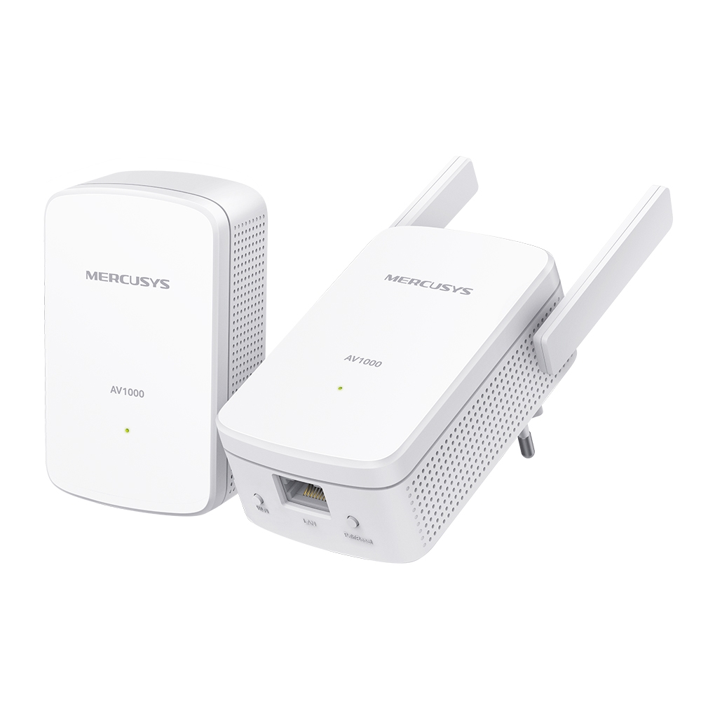 TP-LINK MERCUSYS MP510 KIT 1000Mbps KABLOSUZ POWERLINE GENİŞLETİCİ resmi