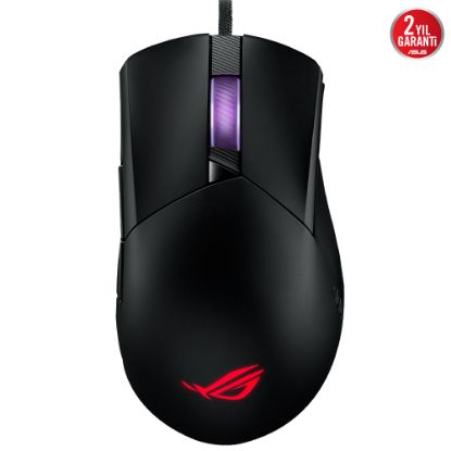 ASUS ROG GLADIUS III OYUNCU MOUSE 19000 DPI SENSÖR AURA SYNC RGB ÖRGÜLÜ KABLO resmi