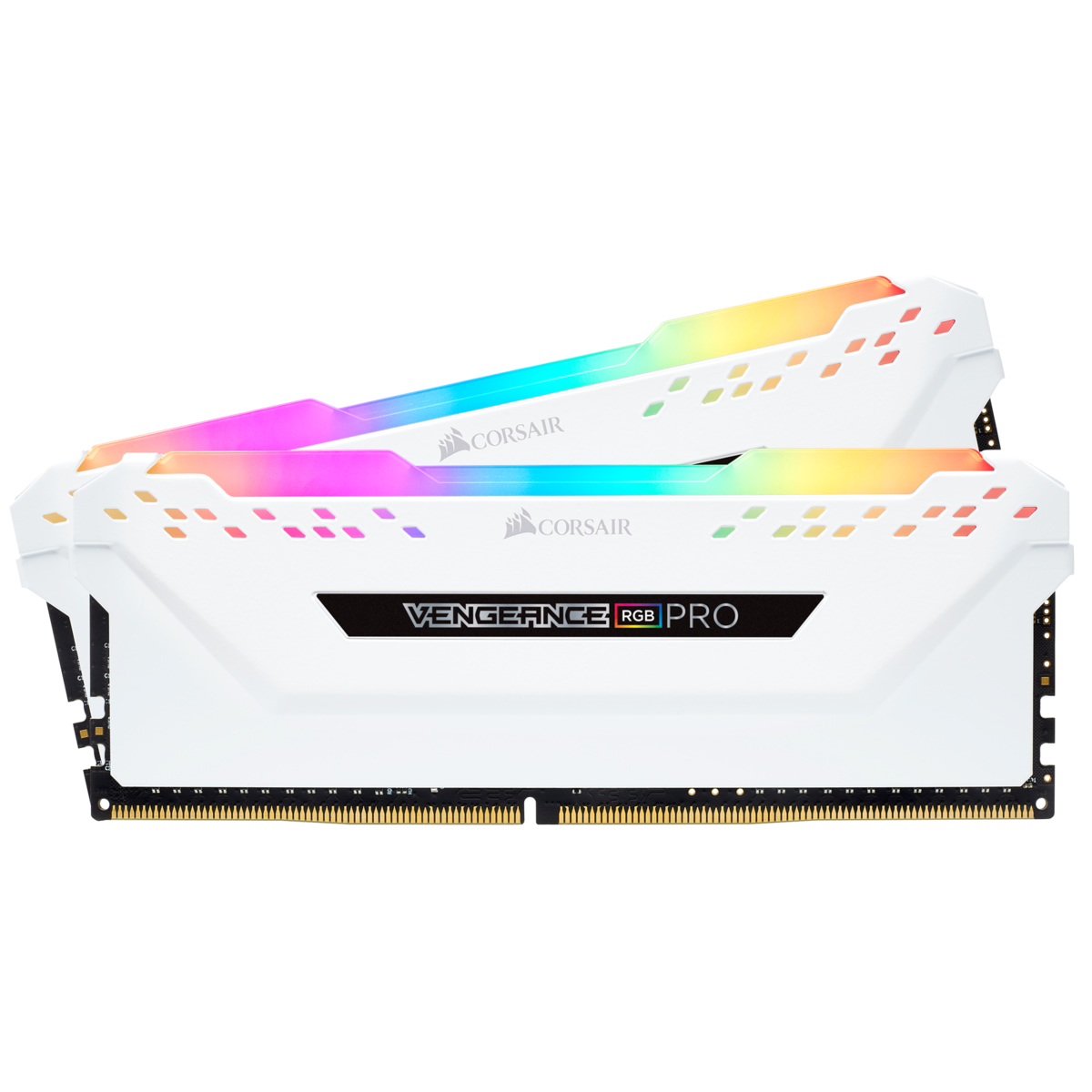 CORSAIR CMW16GX4M2C3200C16W 16GB (2X8GB) DDR4 3200MHz CL16 VENGEANCE WHITE RGB PRO SOGUTUCULU DIMM BELLEK resmi