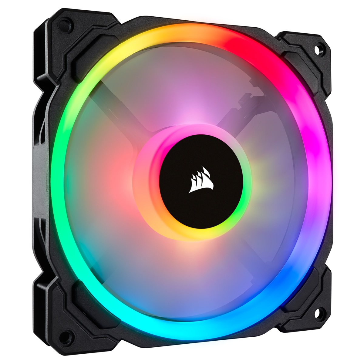 CORSAIR CO-9050074-WW LL140 RGB 140 MM CIFT RGB RENK DONGULU PWM FAN LIGHTING NODE PRO KONTROLCU ILE BIRLIKTE 2 LI PAKET resmi