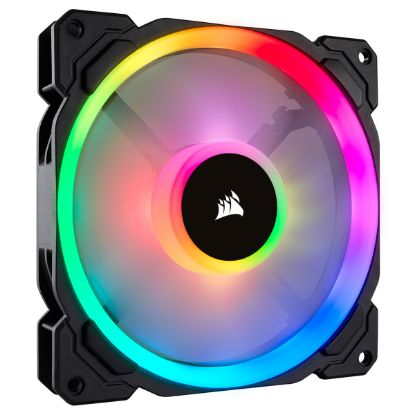 CORSAIR CO-9050074-WW LL140 RGB 140 MM CIFT RGB RENK DONGULU PWM FAN LIGHTING NODE PRO KONTROLCU ILE BIRLIKTE 2 LI PAKET resmi