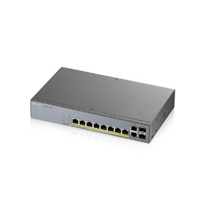 ZYXEL GS1350-12HP 12 PORT YÖNETİLEBİLİR POE SWITCH (130 WATT) resmi