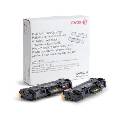 XEROX 106R04349 B210/B205/B215 6000 SAYFA DUAL PACK TONER resmi