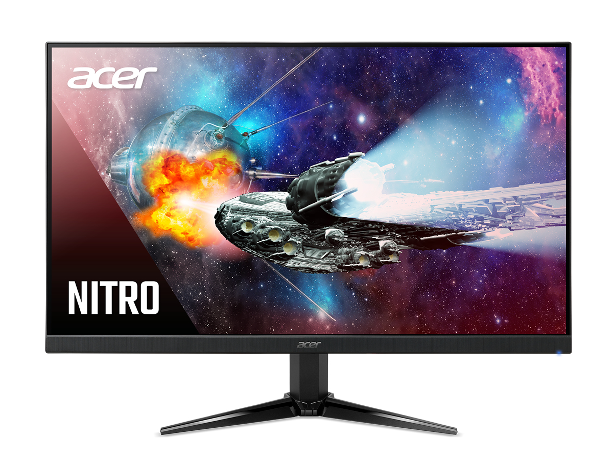 23.8 ACER NITRO QG241Ybii FHD VA LED FREESYNC 1MS(VRB) 75HZ 250 Nits (VGA,2xHDMI)VESA SİYAH ÇERÇEVESİZ GAMING MONİTÖR resmi