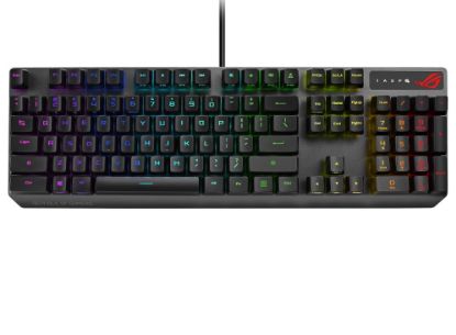 ASUS ROG STRIX SCOPE RX IP57 SU GEÇİRMEZ VE TOZA DAYANIKLI AURA SYNC RGB MEKANİK OYUNCU KLAVYE TÜRKÇE TUŞ DİZİLİMİ ROG NX RED SWITCH GENİŞ CTRL TUŞU resmi
