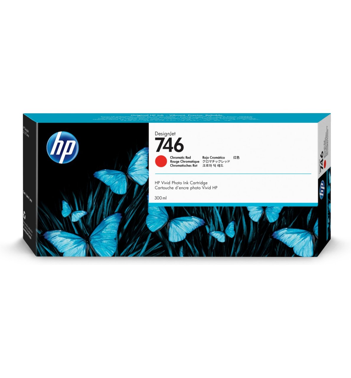 HP P2V81A (746) 300 ML KROMATIK KIRMIZI DESIGNJET resmi