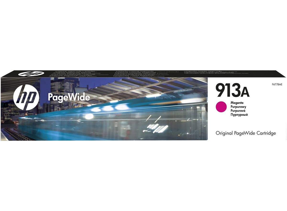 HP F6T78AE (913A) MACENTA PAGEWIDE MUREKKEP KARTUSU 3000 SAYFA resmi