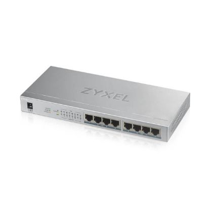 ZYXEL GS-1008HP 8 PORT 10/100/1000 Mbps YÖNETİLEMEZ GIGABIT POE SWITCH resmi