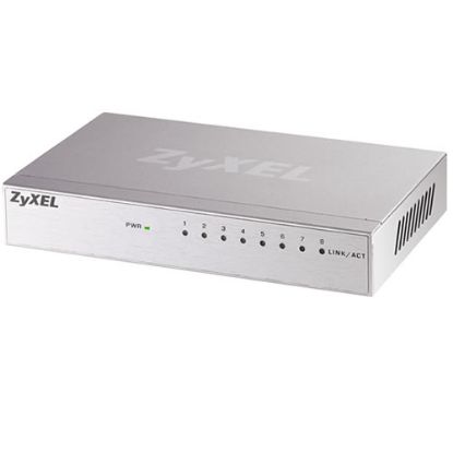 ZYXEL GS-108B 8 PORT 10/100/1000 MBPS SWITCH METAL KASA resmi