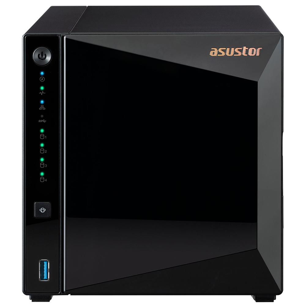 ASUSTOR AS3304T REALTEK RTD1296 4 DİSK YUVASI NAS(4X18TB DESTEĞİ) 2GB DDR4 2.5 GBE X 1 USB 3.2 X 3 resmi