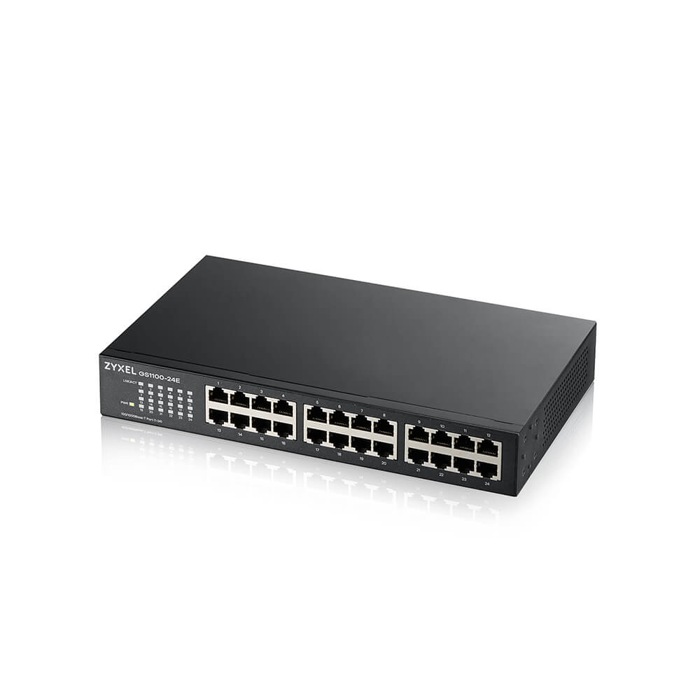 ZYXEL GS1100-24E V3 24 PORT 10/100/1000 Mbps YÖNETİLEMEZ GIGABIT SWITCH resmi