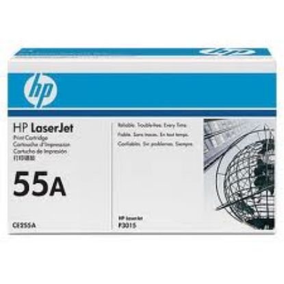 HP CE255A (55A) SIYAH TONER 6.000 SAYFA resmi