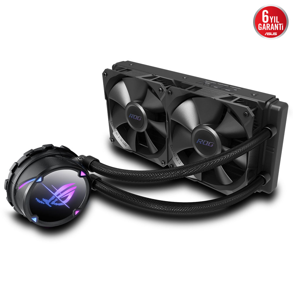 ASUS ROG STRIX LC 240 AURA SYNC RGB 120MM ADRESLENEBİLİR FAN SIVI CPU SOĞUTUCUSU resmi