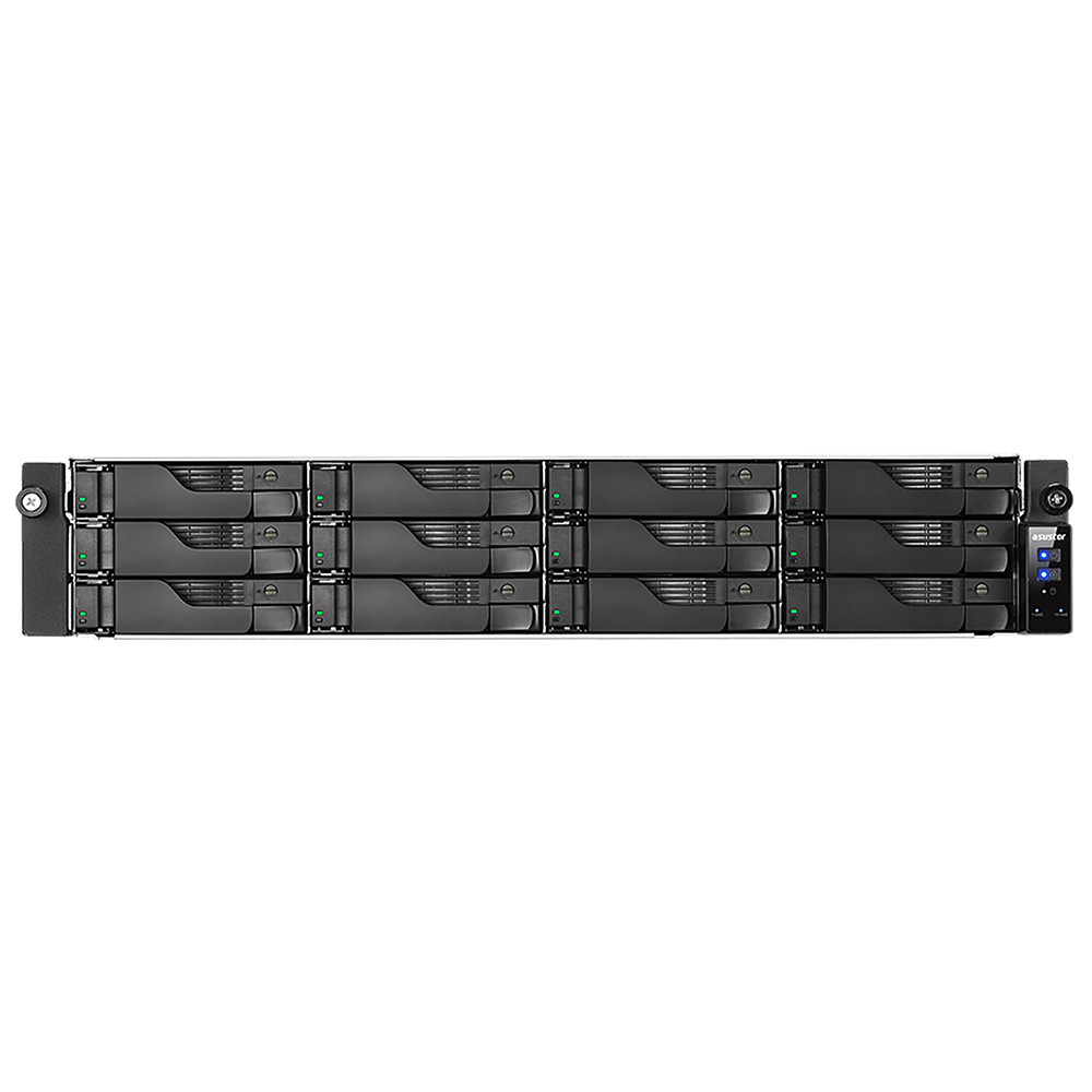 ASUSTOR AS6512RD  INTEL C353812 DİSK YUVASI NAS(12X18TB DESTEĞİ) 8GB DDR4(128GB'A RAM DESTEĞİ) 2.5 GBE X 2 PCIE GEN3 X1 USB 3.2 X 4 resmi