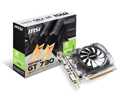 MSI VGA N730 4GD3V2 GT730 4GB DDR3 128B DX12 PCIE 3.0 X16 (1XVGA 1XDVI 1XHDMI) resmi