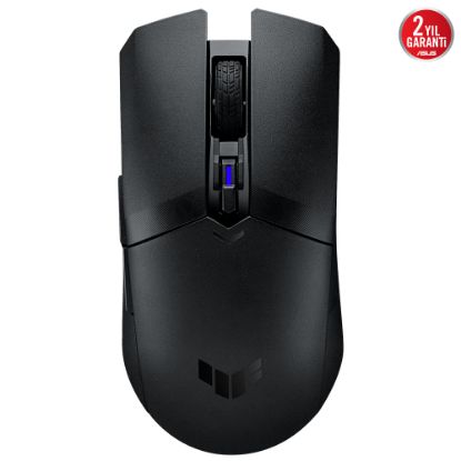 ASUS TUF GAMING M4 WIRELESS GAMING MOUSE DUAL WIRELESS MODU BLUETOOTH/RF 2.4 GHz 12.000 DPI OPTİK SENSÖR 6 PROGRAMLANABİLİR TUŞ PBT ANTİBAKTERİYEL ÜST KAPLAMA resmi