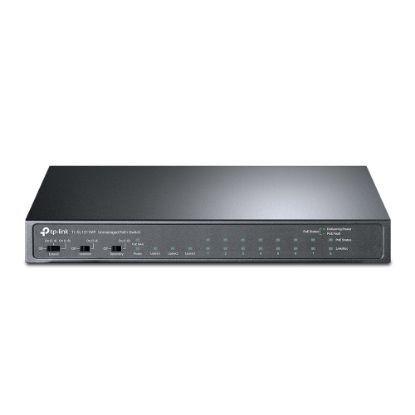 TP-LINK TL-SL1311MP 8 PORT 10/100 + 2 PORT GIGABIT +1 PORT SFP YONETILEMEZ POE SWITCH resmi