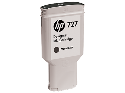 HP C1Q12A (727) MAT SIYAH 300 ML GENIS FORMAT MUREKKEP KARTUSU resmi