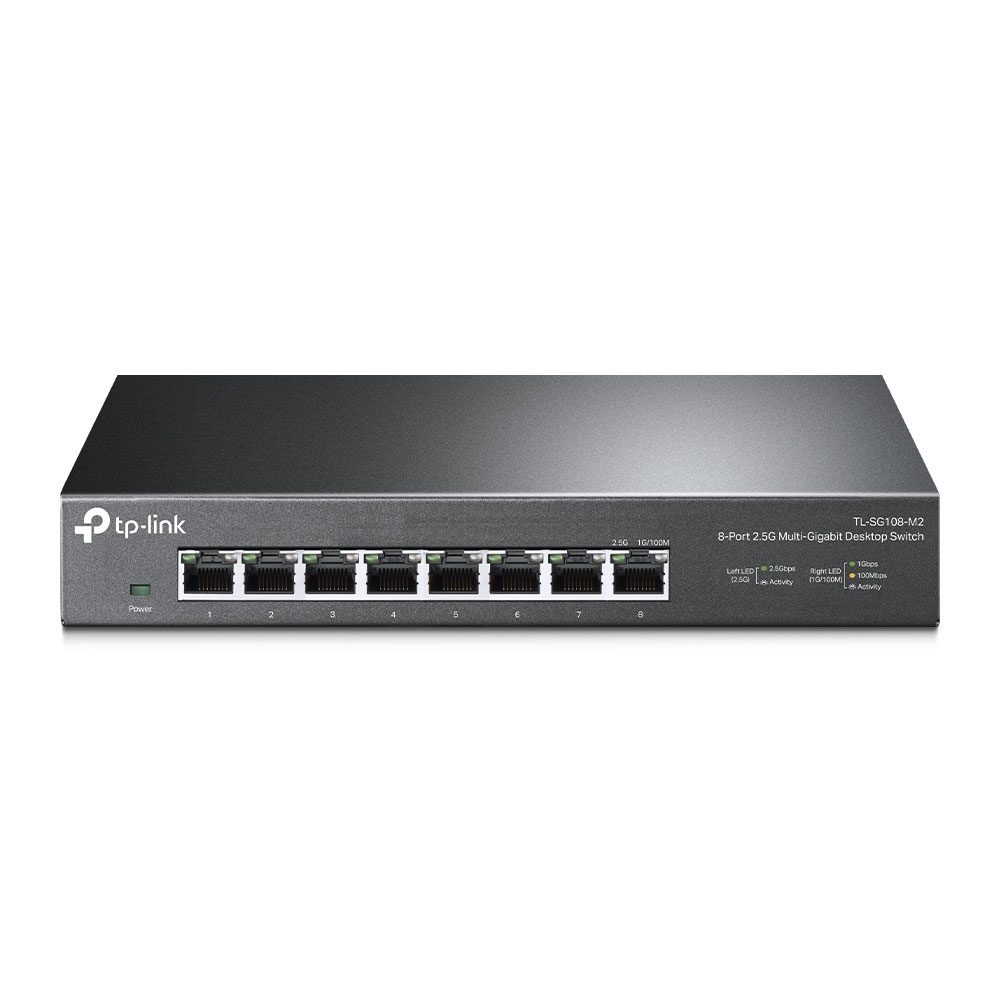 TP-LINK TL-SG108-M2 8 PORT 2.5G MULTI GIGABIT MASAÜSTÜ SWITCH resmi