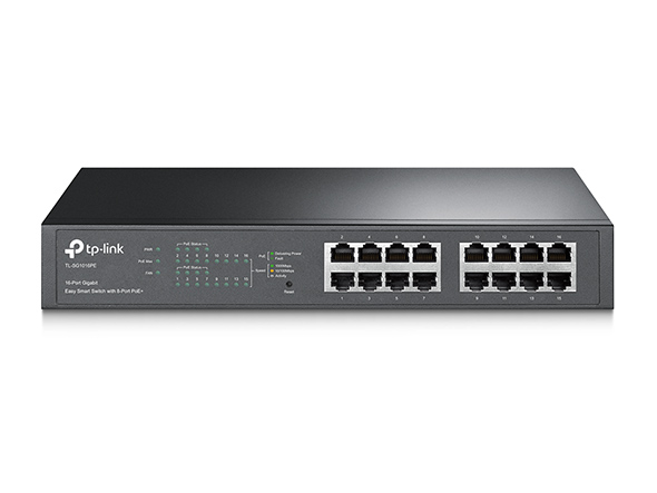 TP-LINK TL-SG1016PE 8-PORT 10/100/1000 DESKTOP/RACKMOUNT SWITCH + 8 PORT PoE resmi