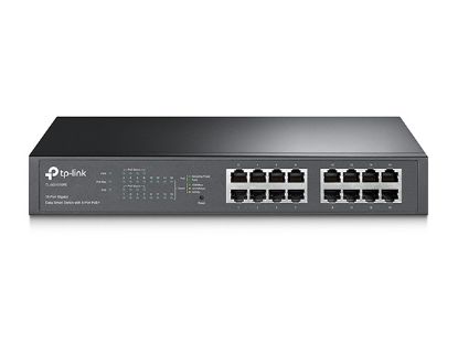 TP-LINK TL-SG1016PE 8-PORT 10/100/1000 DESKTOP/RACKMOUNT SWITCH + 8 PORT PoE resmi