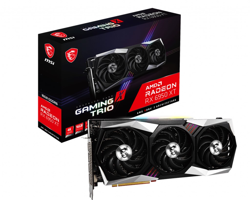 MSI VGA RADEON RX 6950 XT GAMING X TRIO 16G RX6950XT 16GB GDDR6 256B PCIE 4.0 X16 (3XDP 1XHDMI) resmi