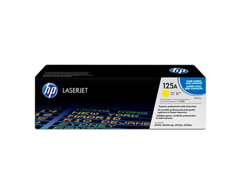 HP CB542A Sarı Renkli Toner (125A) resmi